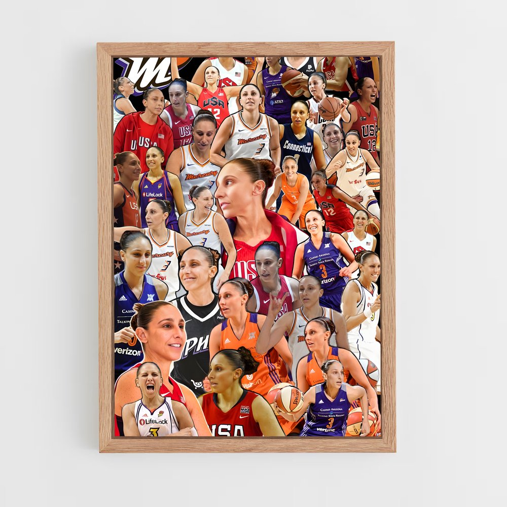 Poster All-Stars en Action – affiche Basketball (vue 4)